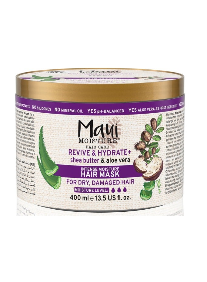 Maui Maui Revive & Hydrate Shea & Aloe Hair Mask 400ml
