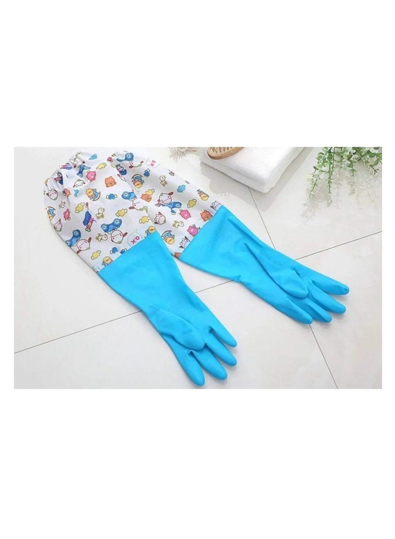 High Quality Multicolor Elbow Kitchen Gloves  - Image 2