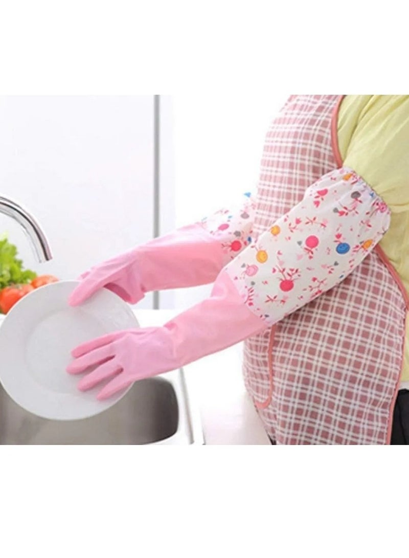 High Quality Multicolor Elbow Kitchen Gloves  - Image 4