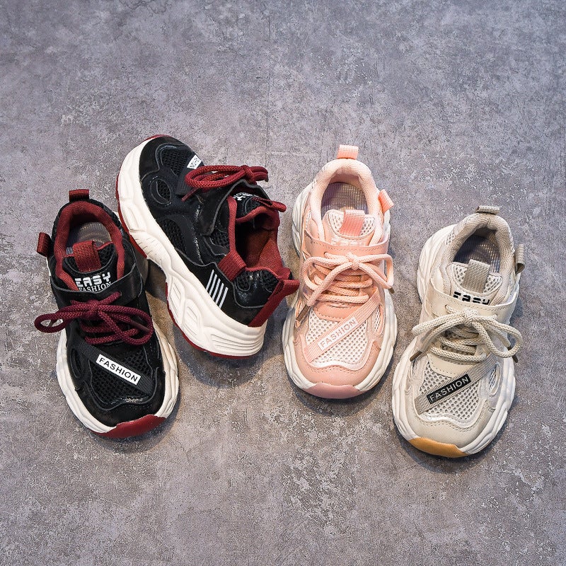 Mesh Sneakers Lightweight Flexible Sole Walking Shoes For Kids Indoor And Outdoor Activities - Image 3