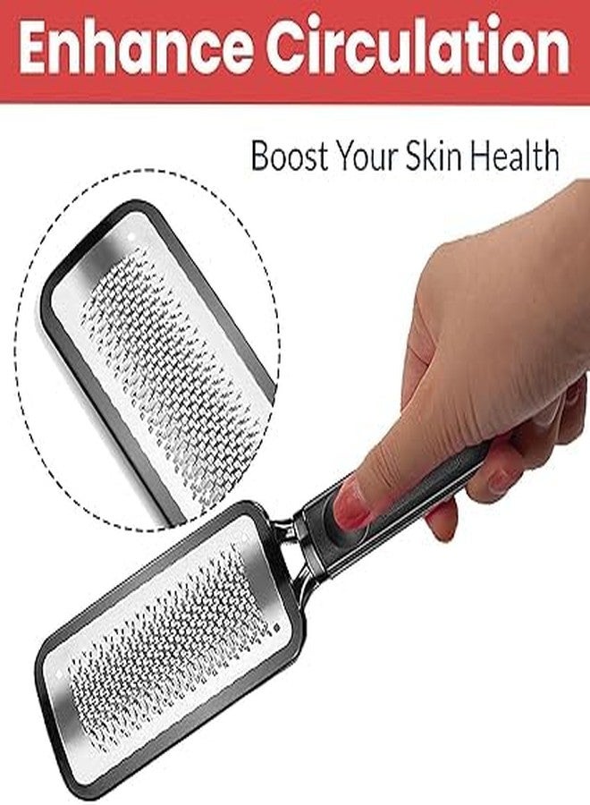 Fovrtye Foot Scrubber, Metal Callus Remover, Heel and Foot Scraper, Professional Pedicure File - Image 5