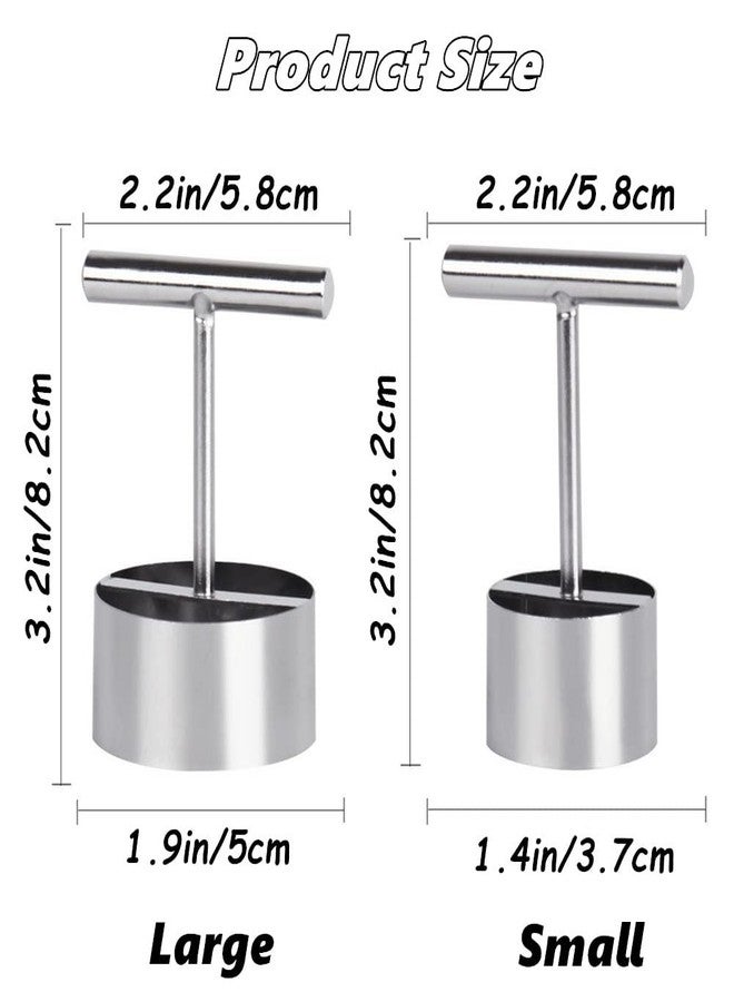 chislim 2 Pcs Apple Corer,Stainless Steel Pear Corer,Fruit Corer Tool,Kitchen Fruit Corer Set for Pears,Apples,Vegetables - Image 2