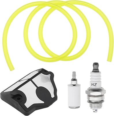 Create idea Create idea Air Filter Fuel Hose Spark Plug Kit Compatible with Husqvarna 36 41 136 136LE 137 137E 141 141LE 142 142E  - Image 1