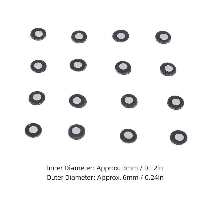 3D Tracking Dot, 150PCS 3mm ID 6mm OD Magnetic Scan Position Targets High Reflective Reference Point Tracking Dot Markers fir Reverse Engineering Inspection - Image 2