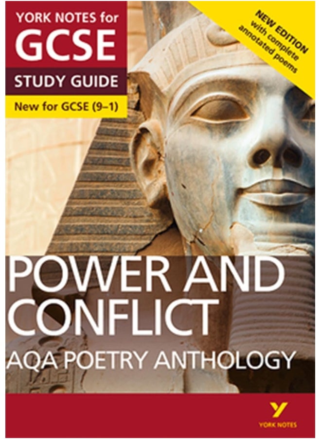 AQA Poetry Anthology - Power and Conflict: York Notes for GCSE everything you need to catch up, study and prepare for and 2023 and 2024 exams and assessments  - Image 1