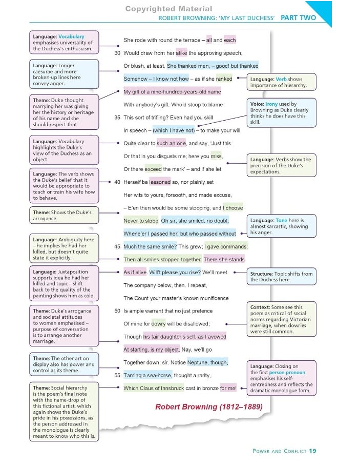 AQA Poetry Anthology - Power and Conflict: York Notes for GCSE everything you need to catch up, study and prepare for and 2023 and 2024 exams and assessments