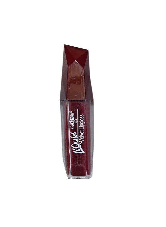 Beachborn India Liquid Velvet Lip Gloss, Long-Lasting High Shine, Lightweight Non-Sticky Moisturizing Lipgloss for Smooth Plump Hydrated Lips (4.Chocolate Brown) - Image 2