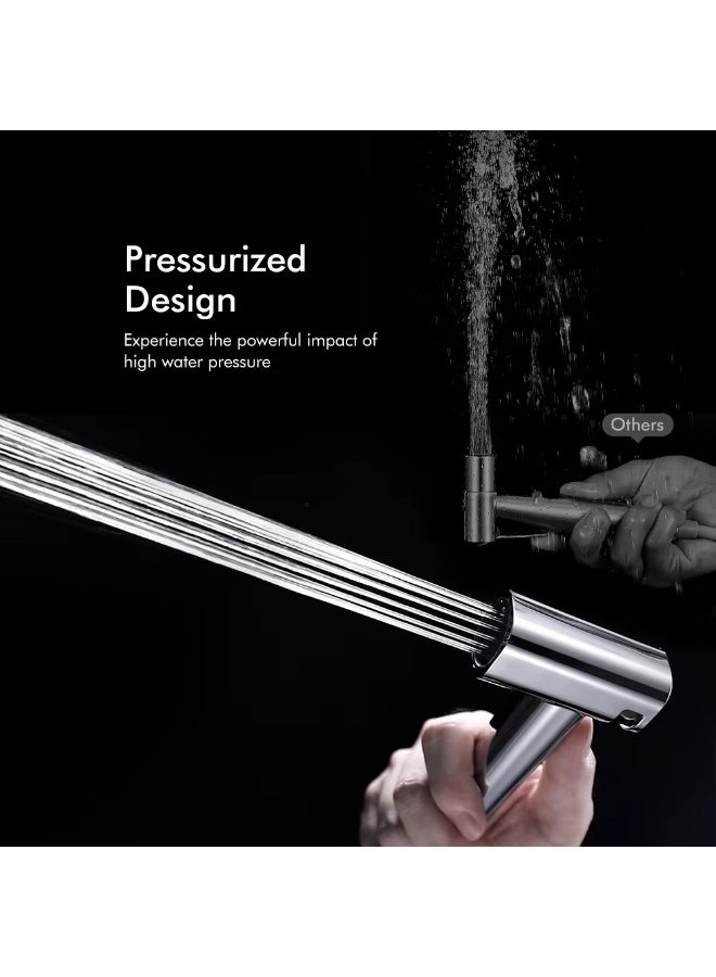 Handheld Bidet Sprayer Toilet Attachment with 2 Water Modes, ABS Material - Image 4