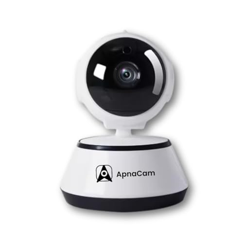ApnaCam 2MP Mini Ptz Smart CCTV Wi-fi Home Security Camera with Pan Tilt 360° View, 2 Way Talk, Cloud Monitor, Motion Detect, Supports SD Card Up to 256 GB, Night Vision - Image 1