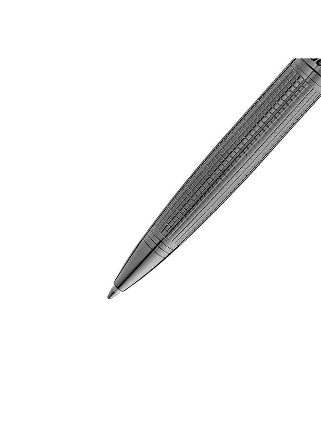 Ducati Leggenda Gunmetal Plated Stainless Steel Twist Ballpoint Pen for Men, Blue Ink - Image 3