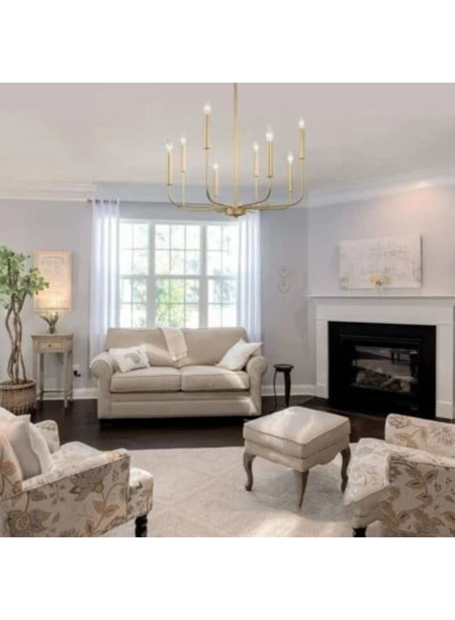 Wahag Modern Candelabra Chandelier Required Bulb Type: 8 x E14 (Not Included)  - Image 3