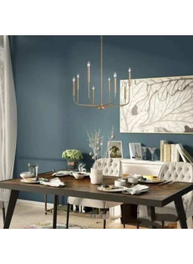 Wahag Modern Candelabra Chandelier Required Bulb Type: 8 x E14 (Not Included)  - Image 5