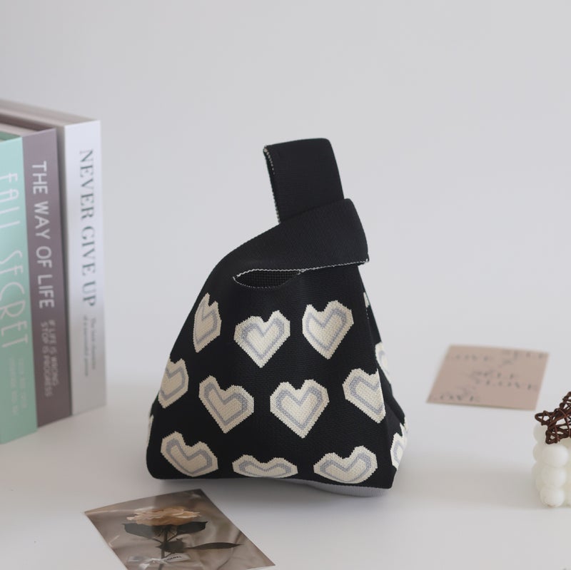 Knitted Handbag Bag Women'S Handbag Hand Gift 100-Day Banquet Vest Bag Knitted Bag Knitted Bag Factory - Image 1