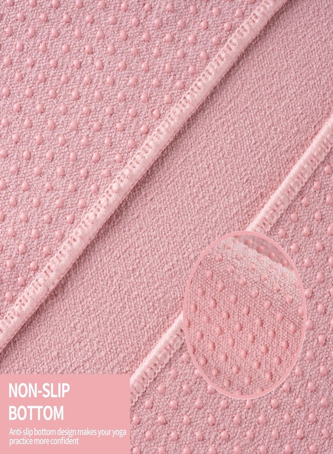 MICROFI New Microfiber Hot Yoga Towel Mat, 24 x 72 inches, with Non-Slip Silicone Grip, Secure Fit Elastic Straps - Image 3