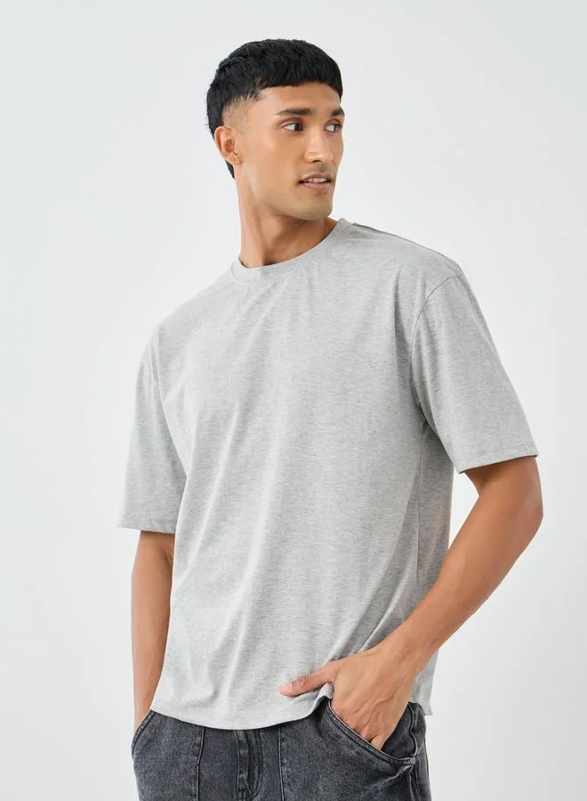 Styli Set of 3 - Cotton Rich Oversized Crew Neck T-Shirt