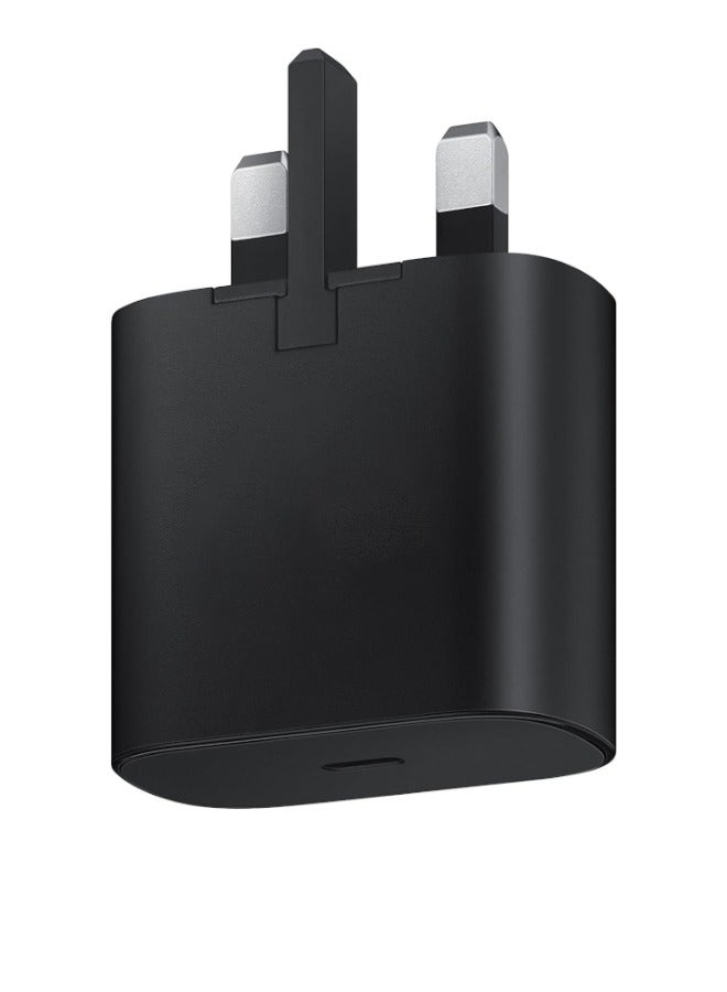25W Super Fast Charging Travel Adapter, USB-C Wall Charger (No Cable Included), Black  - Image 1