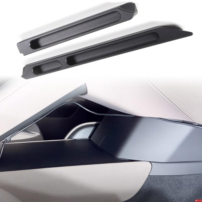 Moittellc Central Control Storage Box Organizer Compatible with Porsche Taycan 2020 2021 2022 2023 Storage Bar Keeps Things From Flying Around Upgrade The Storage Package Long style