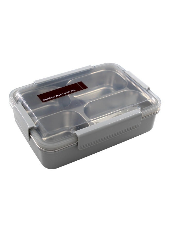 Toy Box Leak Proof 3 Compartment Stainless Steel Lunch Boxes Tiffin Box for Adult Kids Lunch Box - Image 1