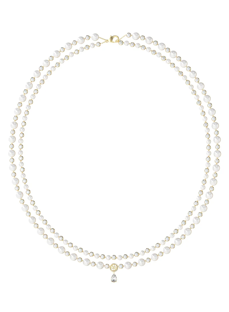 GUESS Tiny Pearly Logo Necklace