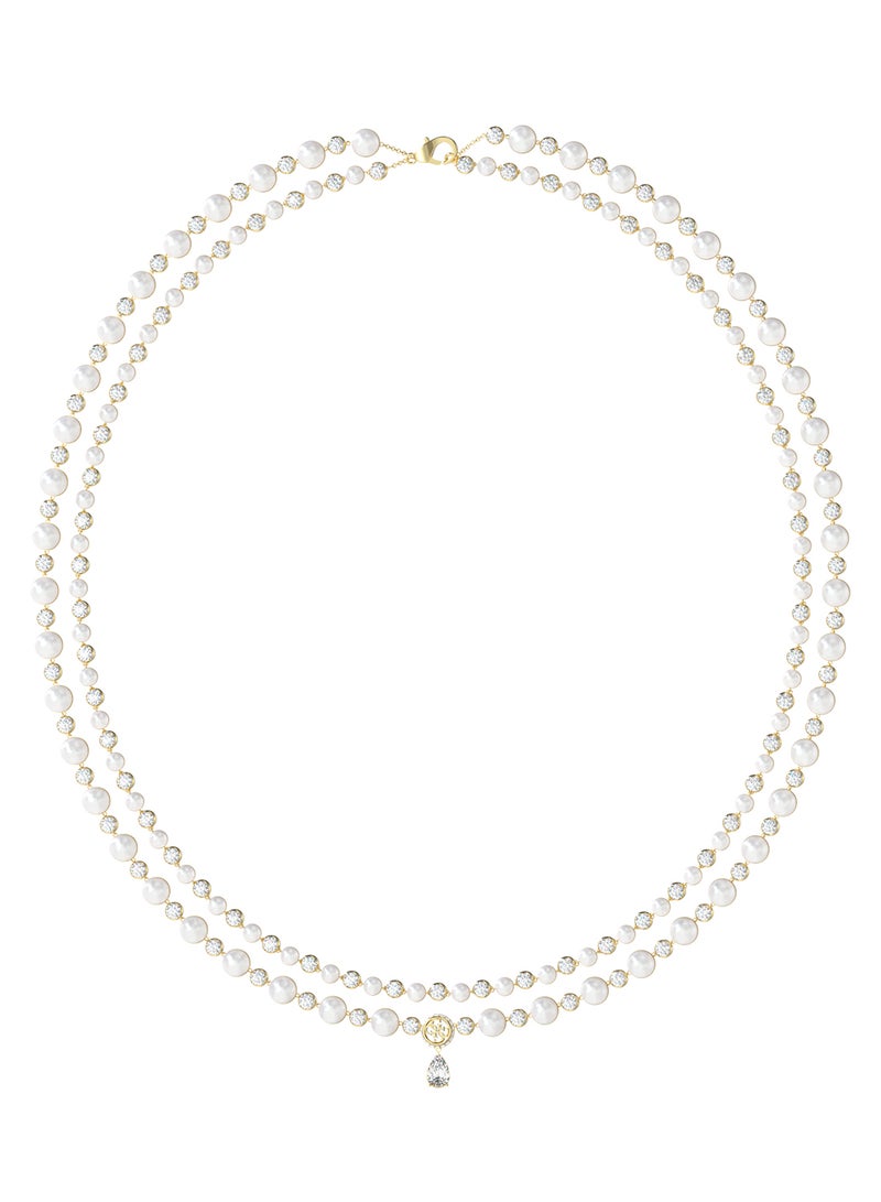 قلادة شعار لؤلؤية صغيرة