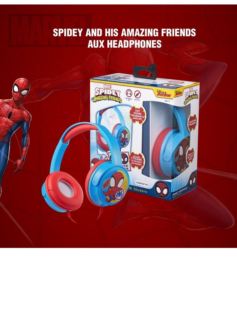 Disney Marvel  Aux Headphones Spider and Hits Amazing Friends - Image 2