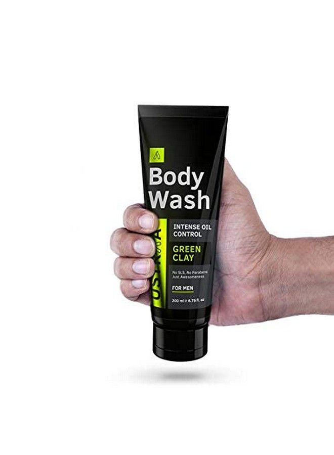 Ustraa Body Washgreen Clay 250 Ml Set Of 2 Intense Oil Control Removes Excess Oil No Postshower Dryness Intense Foaming Without Sulphates - Image 4