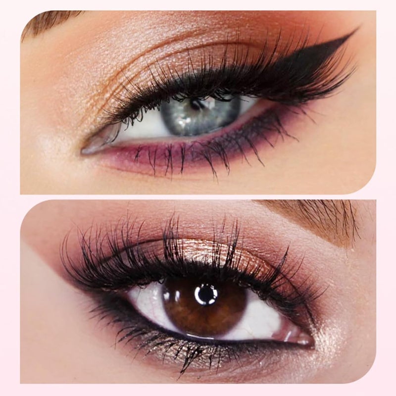 KASTWAVE Eyelash Extension, Individual Lashes Kit, Cluster Lashes, Natural Cluster Lashes, C Curl Faux Mink Eyelash Extensions - Image 3