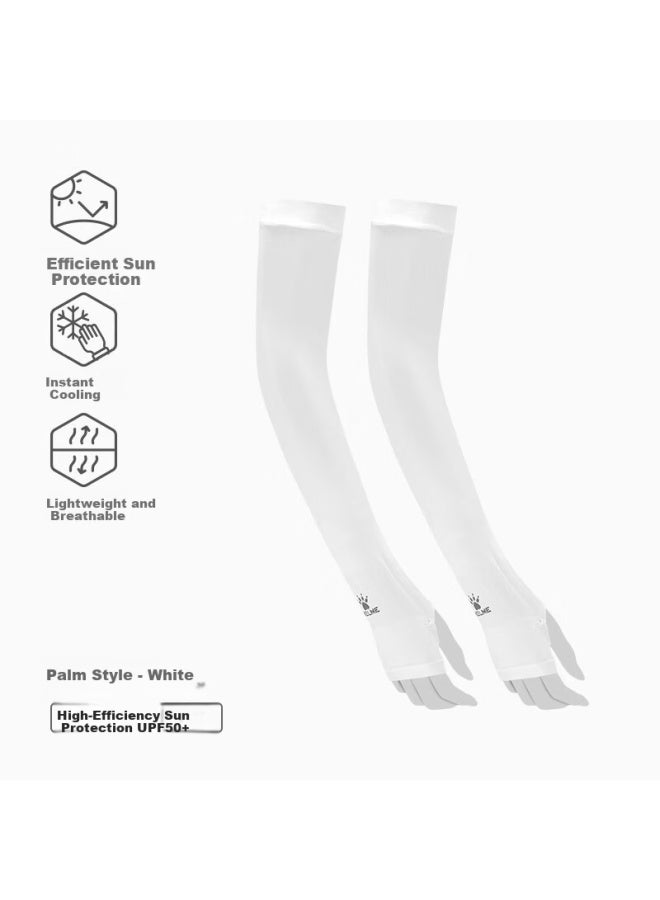 Kelme Men's Cooling Uv Protection Arm Sleeves Women's Ice Silk Sun Protection Sleeves Cycling Fishing Driving Basketball Arm Guards - Image 1