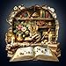 WOODBESTS Wooden Puzzles for Adults Scholar Mouse Wooden Jigsaw Puzzle for Adults Unique Animal Shape Wood Puzzles Adult Xmas Birthday Gifts for Puzzles Lovers 280 pcs L 134 130in - Image 2