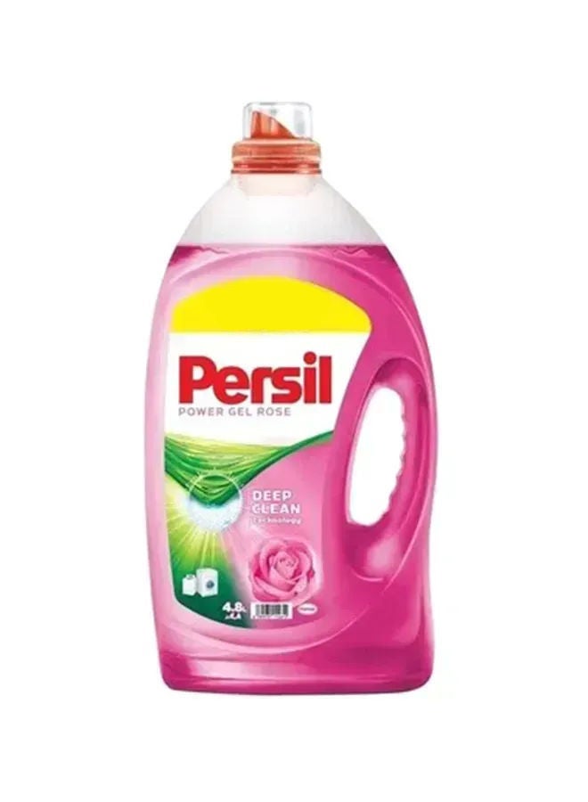 Persil Power Gel Liquid Detergent, Rose, 4.8L