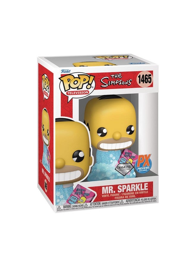 Funko بوب! تلفزيون: عائلة سيمبسون - السيد سباركل (تألق الماس) تمثال فينيل حصري من بريفيوز - Image 2