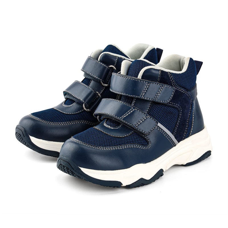 princepard Orthopedic Shoe for Kids and Toddlers,Corrective Sneakers with Ankle and Arch Support for Boys and Girls'Flat Feet and Tiptoe Walking,Anti-Slip Sole Blue - Image 5