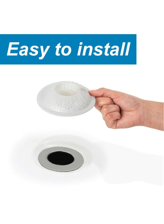 EvriHolder Hairstopper 2pk, Plastic Drain Protector for Bathtubs & Showers, Pack of 2 - Image 4