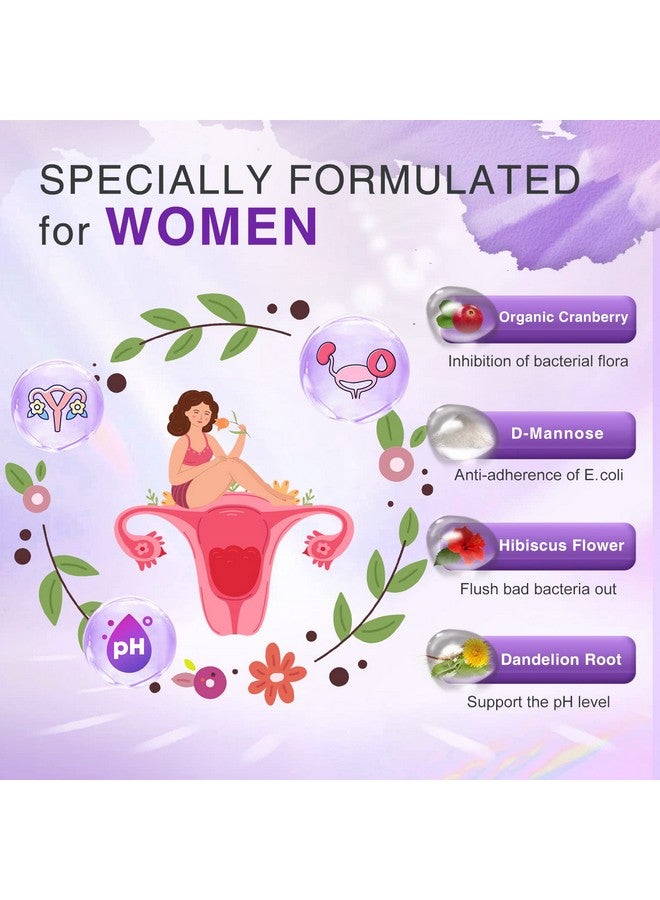 ZEBORA Probiotics for Women Digestive Health with Enzymes & Prebiotics 100 Billion CFUs| Vaginal Probiotics with D Mannose & Cranberry | Urinary Tract Health | Immune Support, 90 Capsules - Image 2