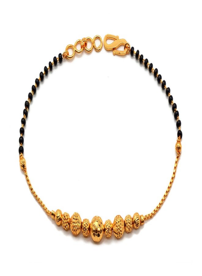 JHB Gold plated Brass Beads Bracelet for Girls And Women - Image 1