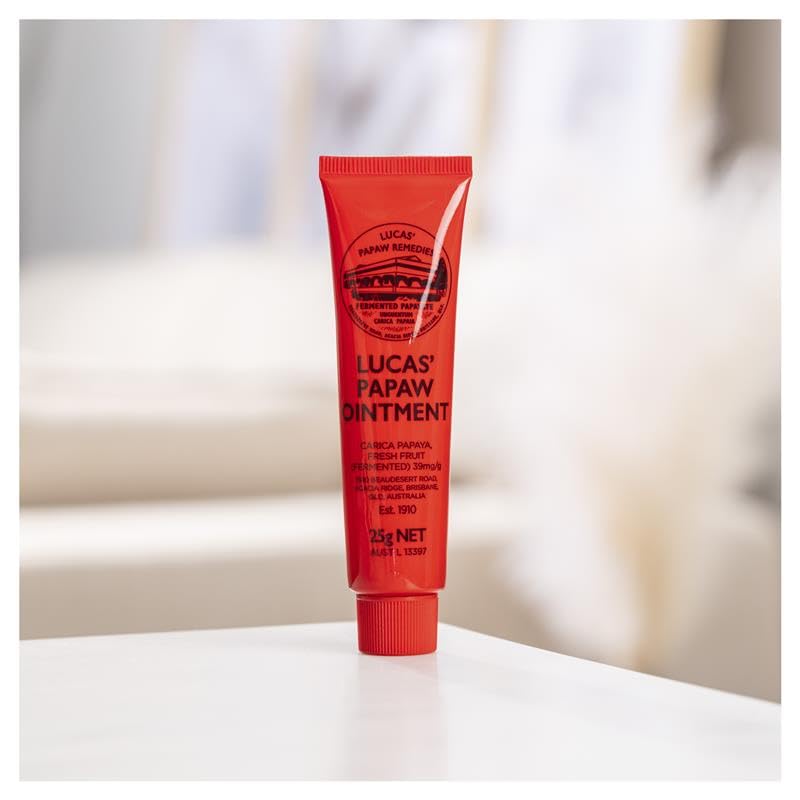 Lucas Papaw Ointment 25g - Soothing Lip and Skin Healing Balm with Fresh Fermented Carica Papaya, Natural Ingredients, Suitable for All Skin Types - Made in Australia - Image 3