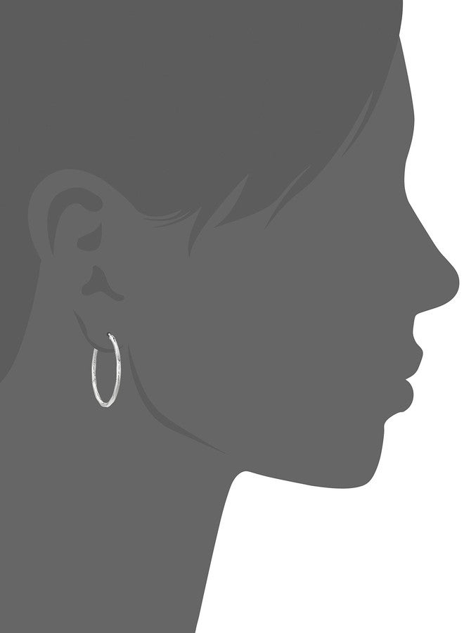 Napier Women's Silver-Tone Clickit Hoop Earrings, 0 - Image 2