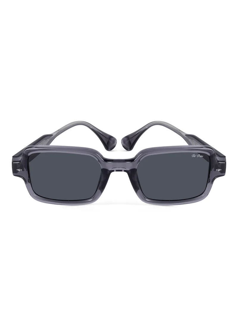 Woggles Red Pappy Crescendo Purple Rectangle Sunglasses