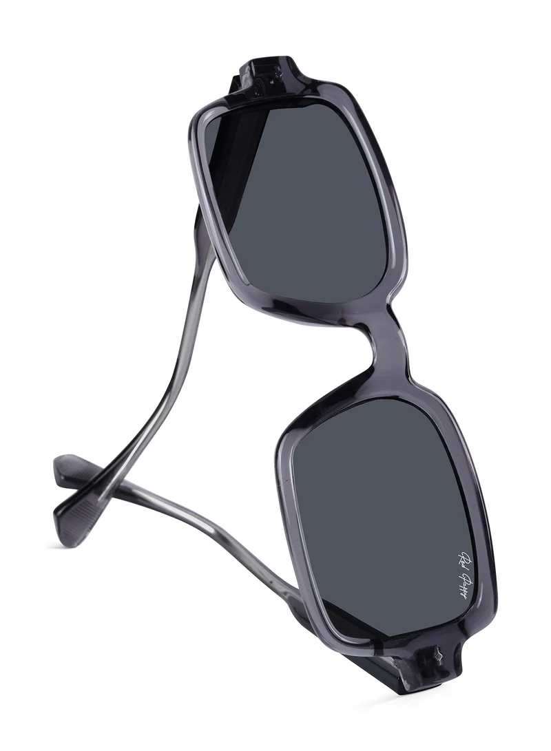 Woggles Red Pappy Crescendo Purple Rectangle Sunglasses