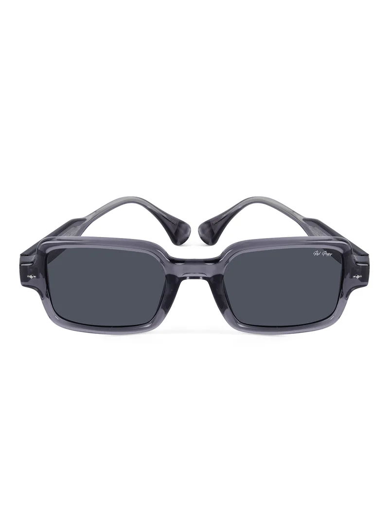 Woggles Red Pappy Crescendo Purple Rectangle Sunglasses