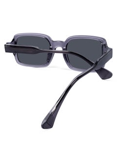 Woggles Red Pappy Crescendo Purple Rectangle Sunglasses  - Image 4