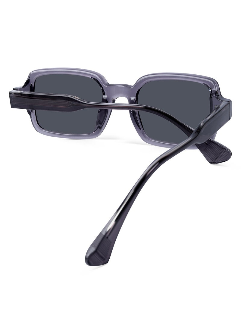 Woggles Red Pappy Crescendo Purple Rectangle Sunglasses  - Image 4