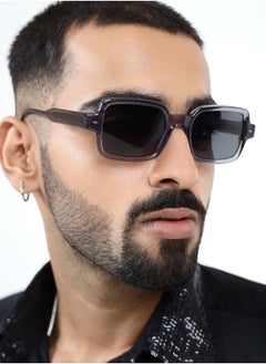 Woggles Red Pappy Crescendo Purple Rectangle Sunglasses  - Image 1