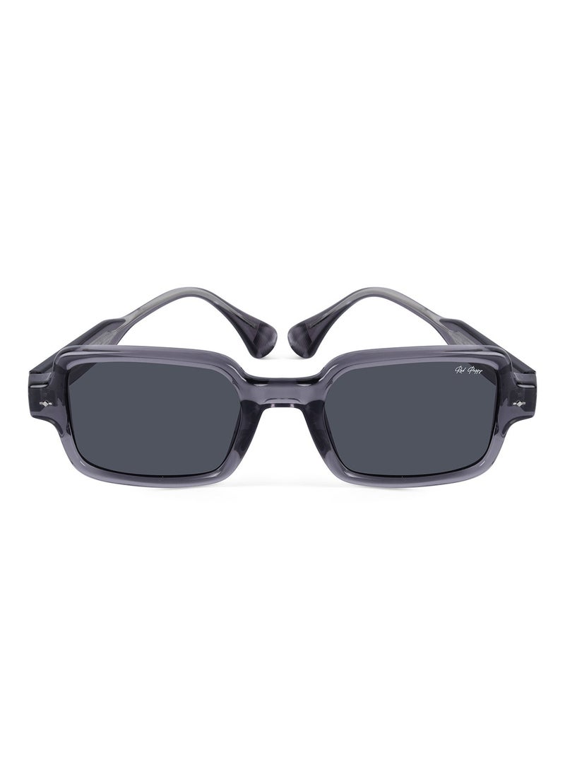 Woggles Red Pappy Crescendo Purple Rectangle Sunglasses  - Image 2