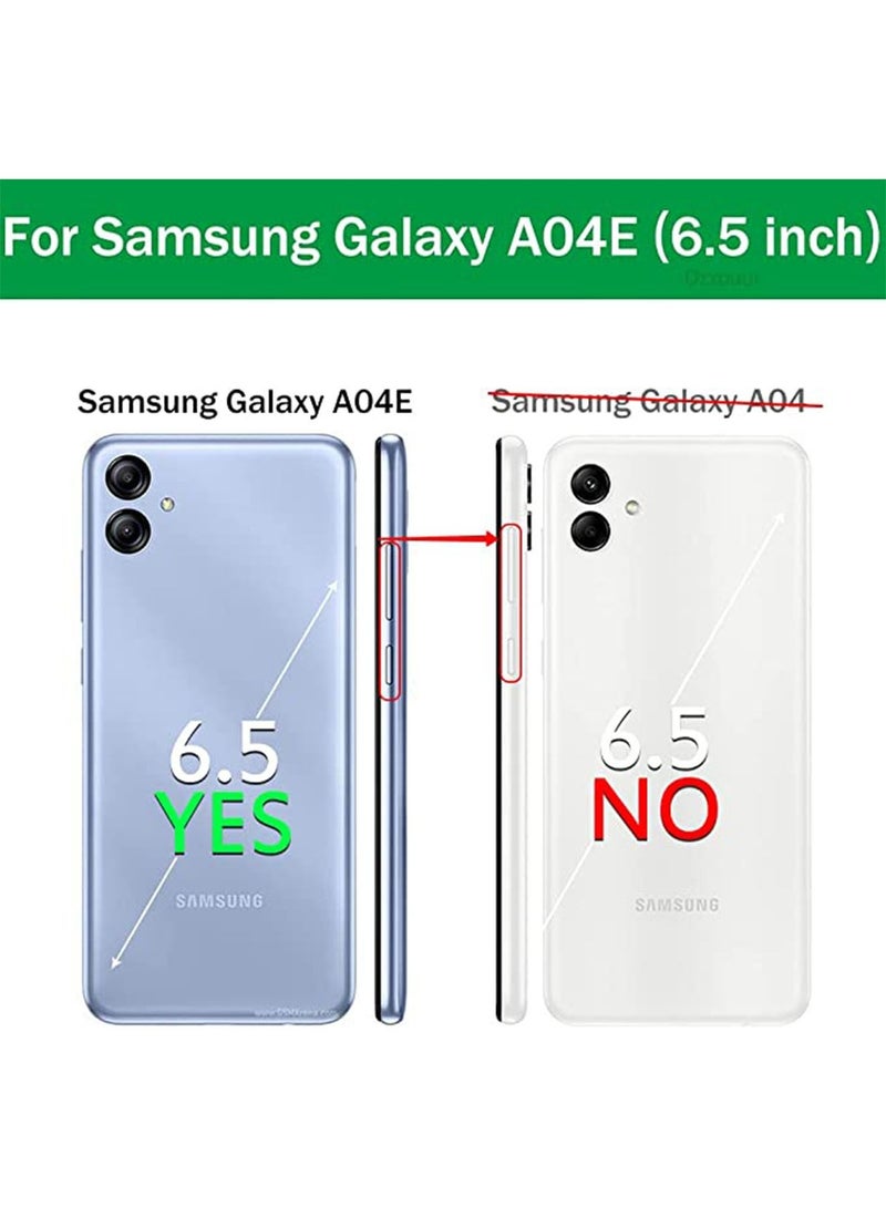 Samsung A04E Case Cover with Scratch-Resistant Shock-Absorbing Protector Women Girls Cute Clear Glitter Flowing Quicksand Reinforced Corners Soft TPU Phone Protection for Samsung Galaxy A04E - Image 5