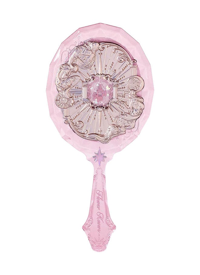 Flower Knows Moonlight Mermaid Handheld Exquisite Mirror, Pinky  - Image 1