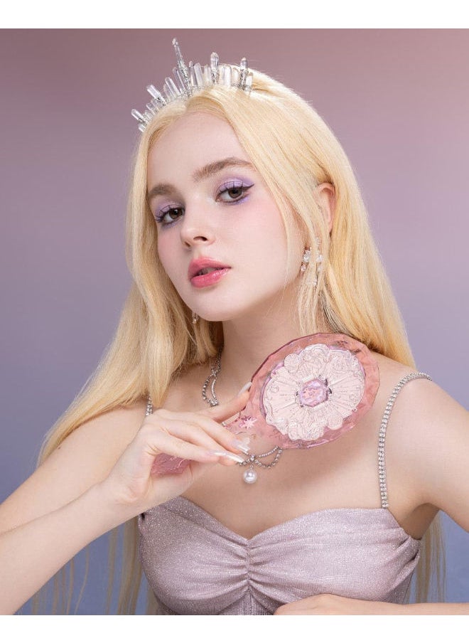 Flower Knows Moonlight Mermaid Handheld Exquisite Mirror, Pinky  - Image 3