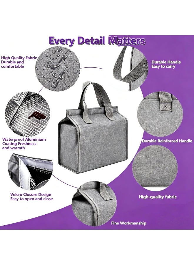 Stainless Steel Bento Lunch Box for Kids,Microwave-Safe 3-Compartment Leakproof Snack Container with Lunch Bag for Boys,Girls, 304 Tiffin Box Food Storage for School,Office, Travel (Purple Violet) - Image 4