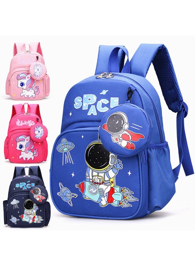 Children's Kindergarten Schoolbag Boys And Girls Middle And Small Classes Cute Girls Children Cartoon Backpack-Color:Paragraph 2  - Image 2