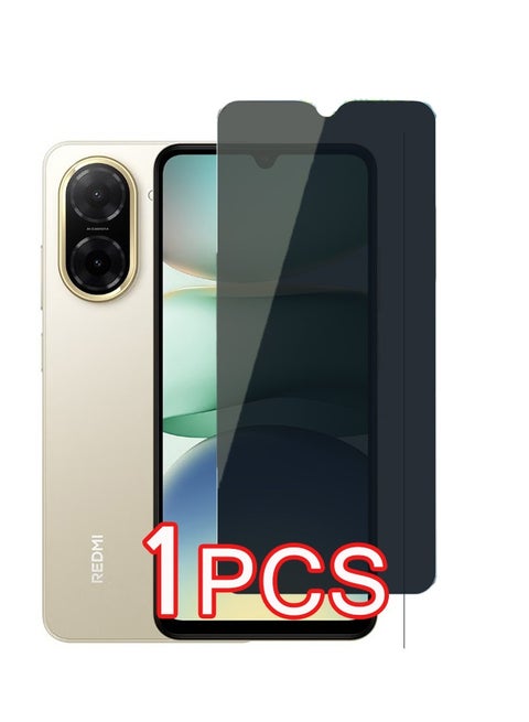1 Pack for Redmi A5 4G Privacy Tempered Glass Screen Protector, Ultra HD Tempered Glass Film, Anti-Spy, 9H Hardness, Anti-Scratch, Bubble Free